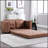 3-In-1 Convertible Futon Sofa With Tufted Loveseat, Pull-Out Sleeper, And Side Pockets For Living Room Comfort And Versatility-1686794079
