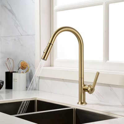 Single Handle Pull Down Kitchen Faucet
