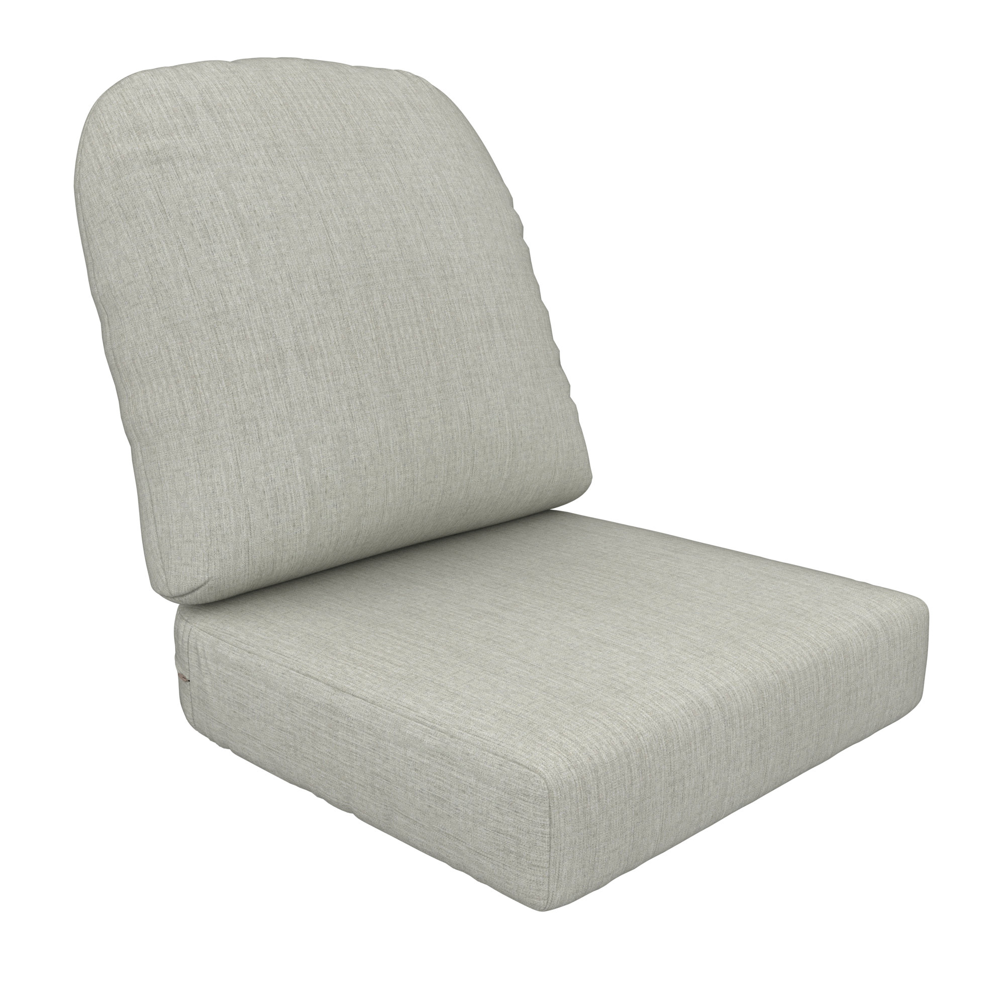 Amala Outdoor Sunbrella® Seat/Back Cushion, Canvas Granite Sunbrella® Canvas
