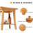 Braewyn Bamboo / Rattan Accent Stool-1937718230