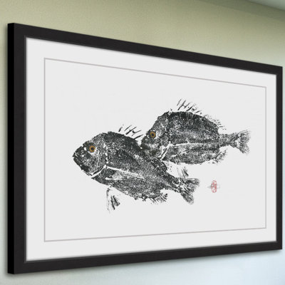 «Snap Snap», reproduction d'art encadrée