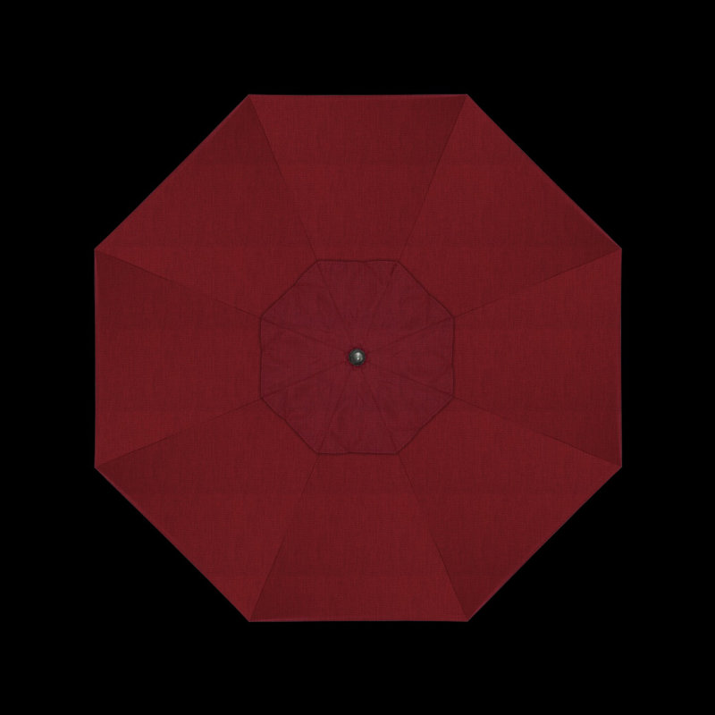 Mira 9' Market Sunbrella® Umbrella, Spectrum Ruby Sunbrella® Plainweave