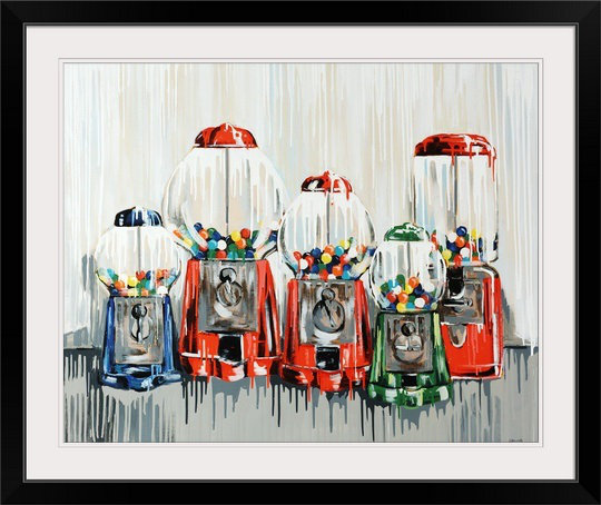 Modern & Contemporary, Black Framed, 20" H x 23" W x 1" D