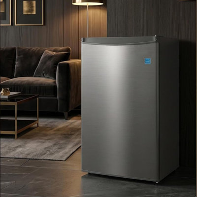 3.1 Cu. Ft. Upright Freezer with Adjustable Shelves & Mechanical Control, Freestanding for Kitchen, Garage, or Home