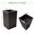 20 In. H X 10 In. W Square Aluminium Planter Pot-1787716045