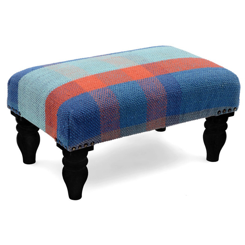 Badiu Solid Wood Accent Stool