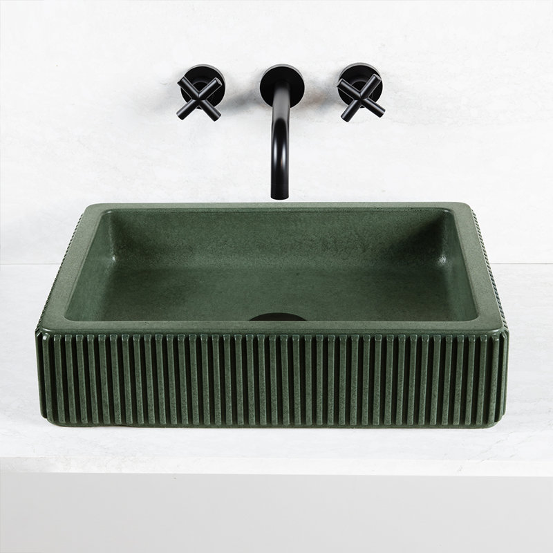 Newterra 19.62'' L Bathroom Sink, Forest