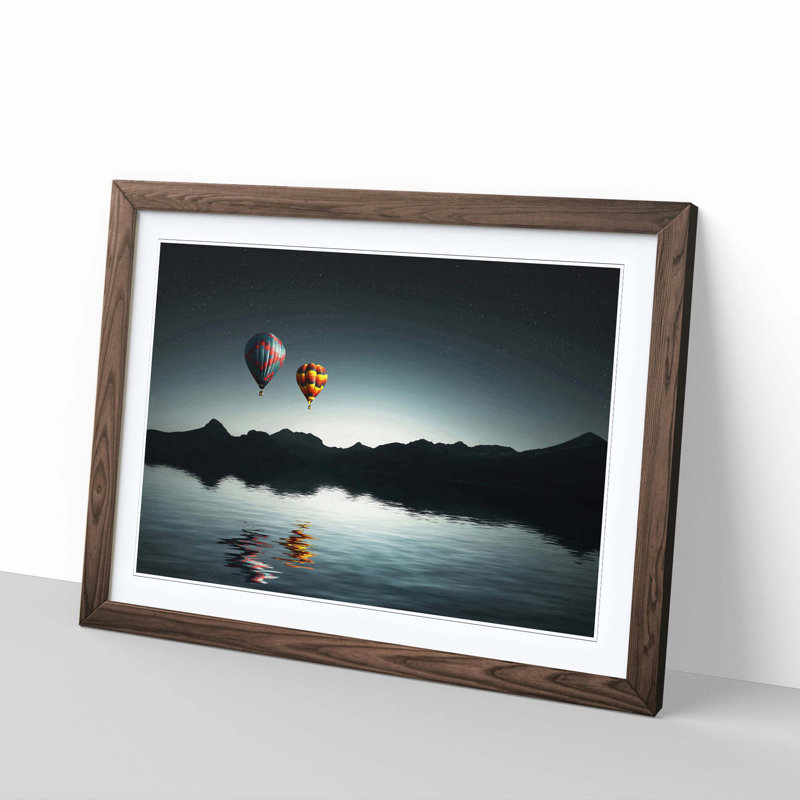 Single Picture Frame Print, Walnut