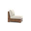 Chaise de patio avec coussins Sunbrella Nico