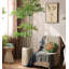 Faux plantes et arbres en plastique vert