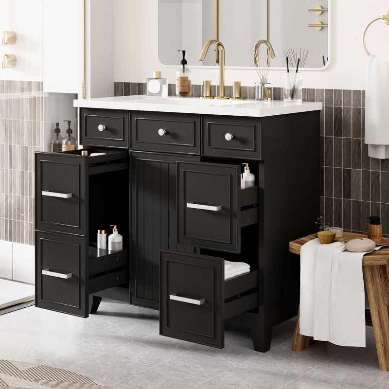Meuble-lavabo polyvalent avec des fonctionnalités avancées pour une fonctionnalité optimale