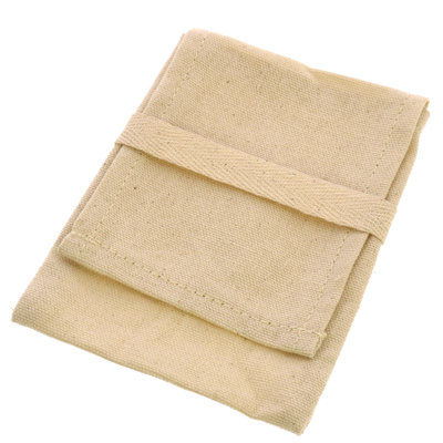 Grande pochette à bijoux en coton