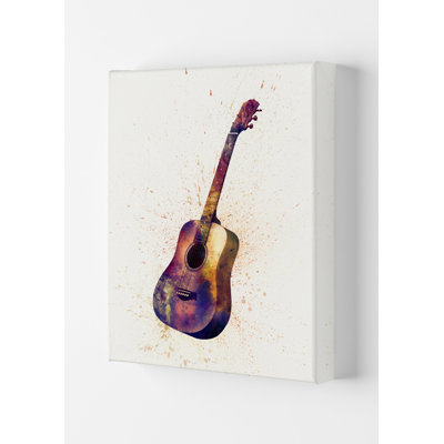 Acoustic Guitar by Michael Tompsett - Print