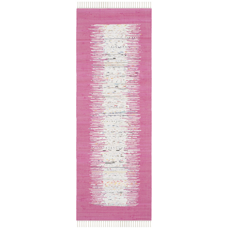 Paschall Hand Woven Cotton Rug, Runner 2'3" x 9'