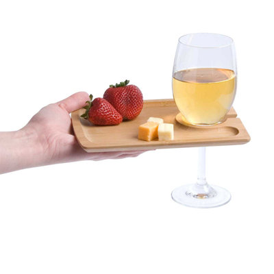 Assiette de hors-d’œuvres en bambou 7" Mulliken