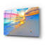 «Sunset Wall Beach Shell Landscape» par Ezra Tanner, art en verre acrylique Wal-698561391