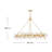 Audra 8 - Light Steel Dimmable Chandelier