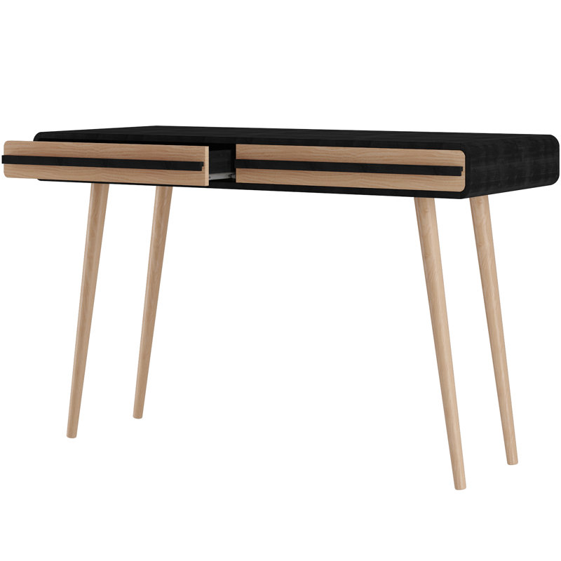 Sandtoft Writing Desk, Brown, Black