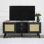 Craven Cane TV Unit in Black