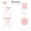 Ensemble de table bistro 3 pièces-472611849
