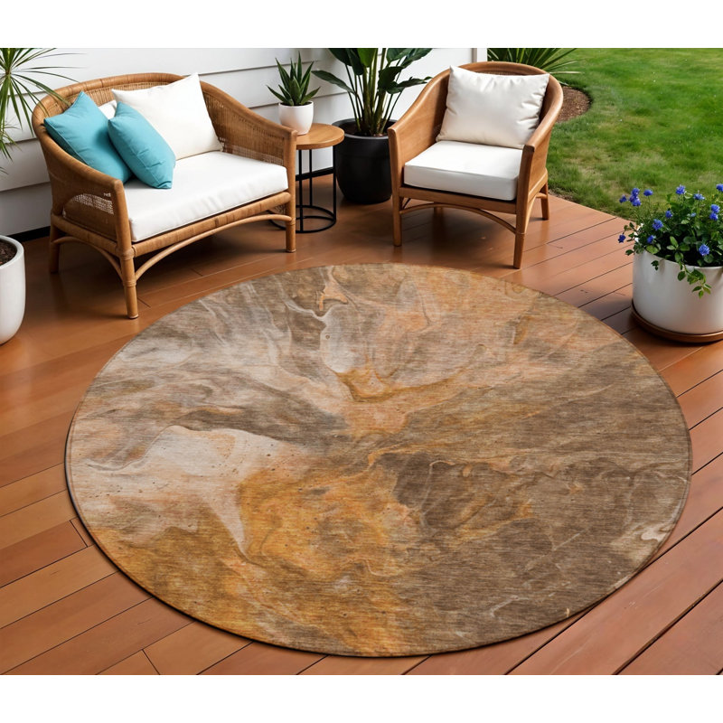 Tapis rond 8 po