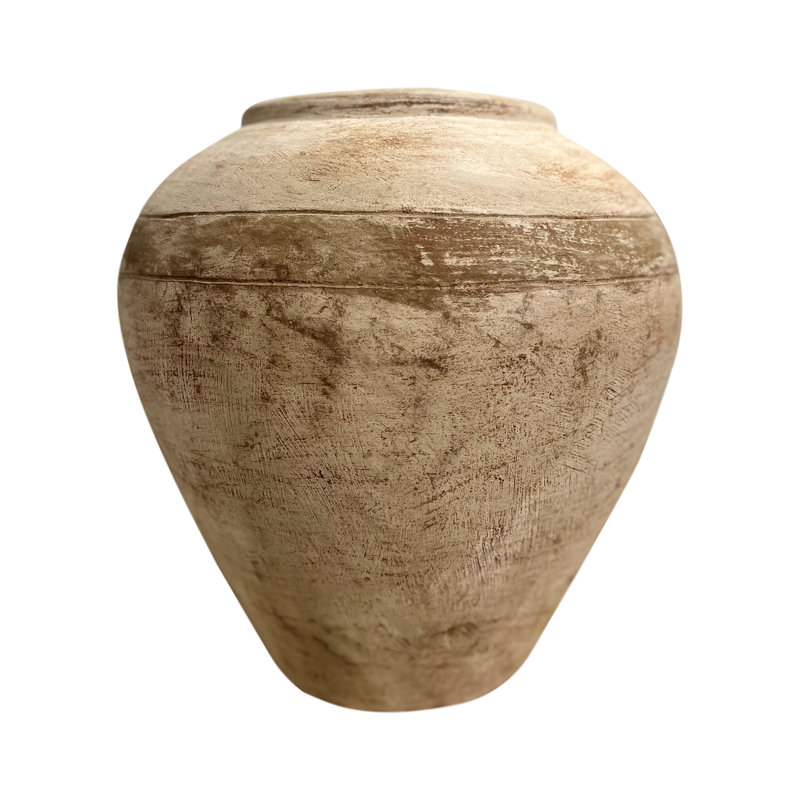 Syreena Clay Table Vase, 17" H x 16" W x 16" D