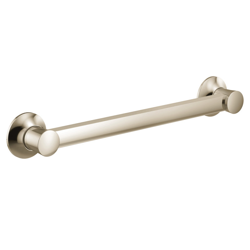 Flara 12" Grab Bar, Polished Nickel