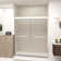 Frederick 57.75'' - 59'' W x 70'' H Bypass Semi-Frameless Shower Door with Clear Glass
