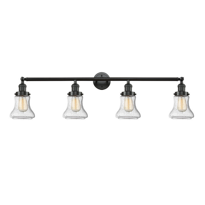 Reyhani 4 - Light Dimmable Vanity Light, Oil Rubbed Bronze, Seedy
