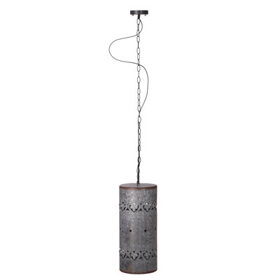 Luminaire suspendu cylindrique à 1 lumière Lilwenn