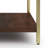 Skyler 34"W Solid Mango Wood and Metal Industrial Square Coffee Table with Open Shelf and Black Frame-1584416038