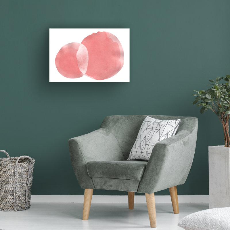 Œuvre bolognaise, rose minimale, H 12 po x l 19 po
