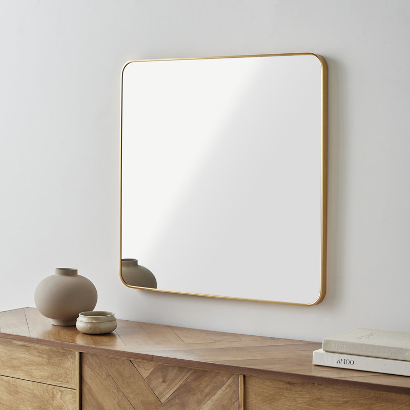Miroir pleine longueur Destefano Essence, Blanc, 32 po x 32 po