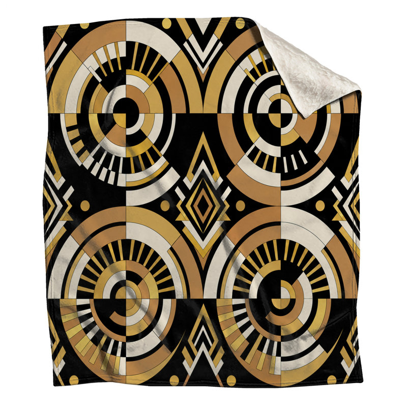 Couvertures Art Deco, 60in W x 80in H