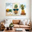 Ensemble de 3 pièces d'ananas sur toile-1237347532
