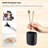 Oval Black Toothbrush Holder-121430768