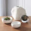 Kelp Vase-Matte White-Low