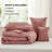 Bedsure Pinch Pleat Comforter Set Boho Bed-in-A-Bag Bedding Set with  Pillowcases for All Season-105529480-105529487