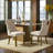 Traditional Velvet Wingback Tufted Solid Wood Upholstered Dining Chairs With Lion Head Pull Ring-358306963-365596485