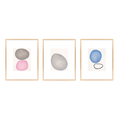 " Numbers Set Of 3 " by Katy Montica 3 - Pieces