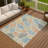 Machine Washable Indoor/Outdoor Jozwiak ACN2384 Floral Rug-65320320