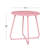 Pink Outdoor Iron Plate Table-1010964409-1010964403