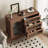 Classic Entryway Cabinet With Drawers And Side Cabinet, Premium Particle Board And Solid Wood Legs