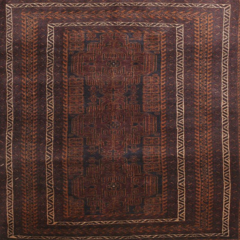 Tapis contemporaine oriental area, Carré 3 pi