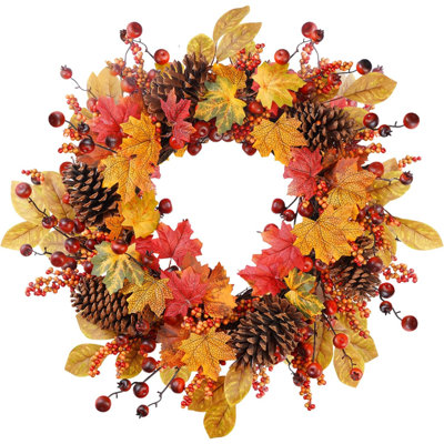 Eucalyptus 61 cm Artificial Wreath