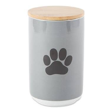 Harry Barker Bon Chien Small Dog Food Storage Canister in Taupe