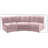 Jedson Velvet Sectional Symmetrical-211158782