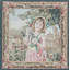 Hand-Knotted High-Quality Green and Pink Area Rug