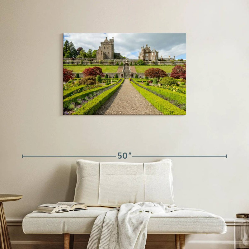 Jardins du château de Drummond, H 24 po x l 36 po