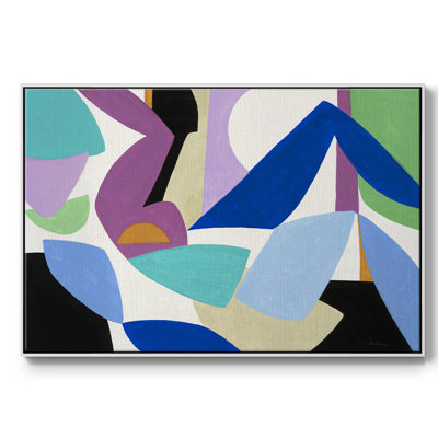 «Blue Majestic», reproduction encadrée sur toile